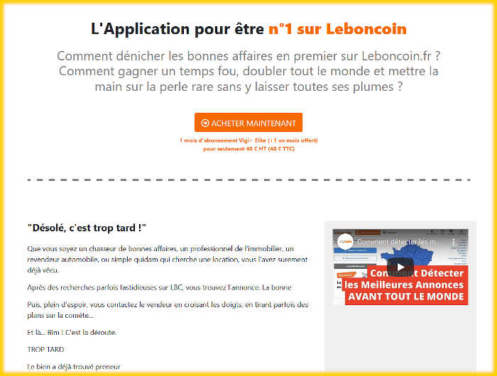 Détecteur d'Annonces Leboncoin.fr