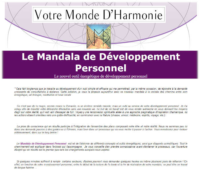 La Mandala de Développement Personnel
