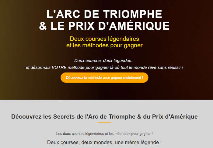 TURF : Gagner le Prix Arc de Triomphe et Amérique